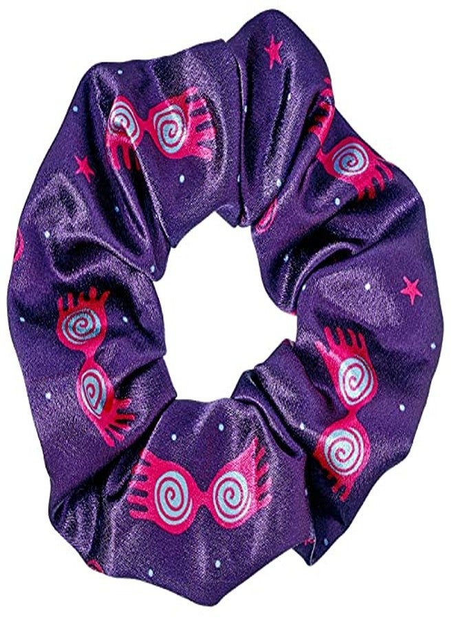 Harry Potter Official Harry Potter Luna Lovegood Navy Pink Hair Scrunchie by The Carat Shop - Image 2